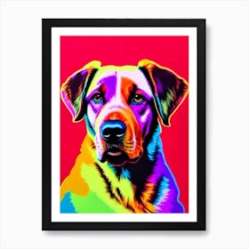 Leonberger Andy Warhol Style Dog Art Print