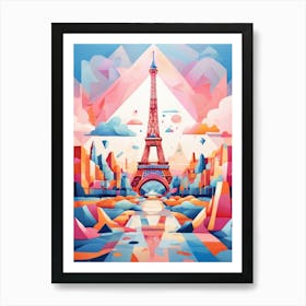 Paris Eiffel Tower 12 Art Print