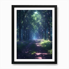 Path In The Forest Art Print