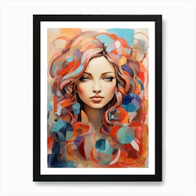 Abstract Of A Woman 1 Art Print