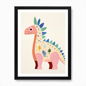 Nursery Dinosaur Art Ankylosaurus 5 Art Print