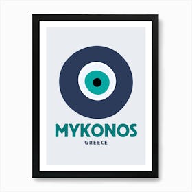 Mykonos Greece Print Art Print