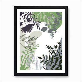 Botanical Abstract Illustration Art Print