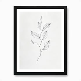 Ivy leaf Art Print