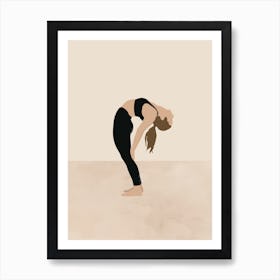 Yoga Pose Art Print