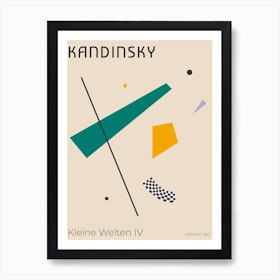 Kleine Welten IV, Wassily Kandinsky Art Print