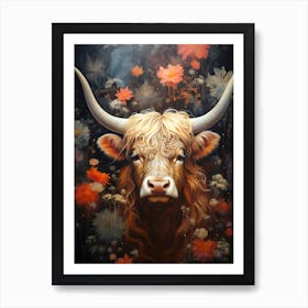 Highland Cow Art Print