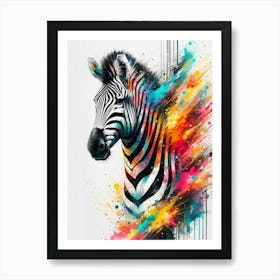 Zebra Art Print