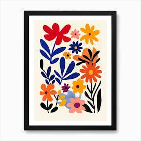 Flowers In The Garden 3 Art Print