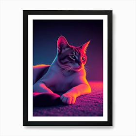 Feline Creative Cat Illustration 24 1 Art Print