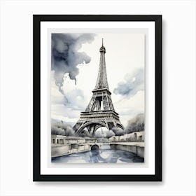 Paris Eiffel Tower Canvas art print Art Print