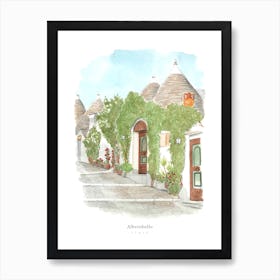 Italy Alberobello Art Print