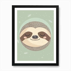 Sloth 7 Art Print