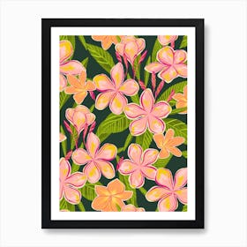 Tropical Paradise In Green Art Print