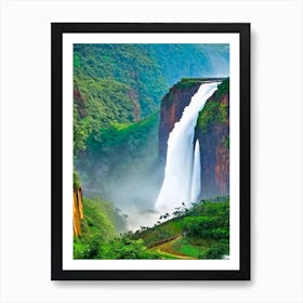 Jog Falls, India Majestic, Beautiful & Classic Art Print