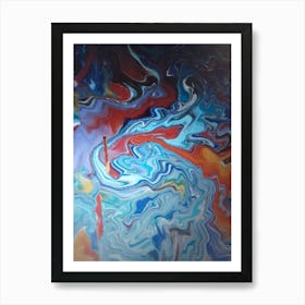 Abstract 51 By Binod Dawadi Art Print