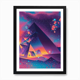 Pyramids In The Sky Art Print