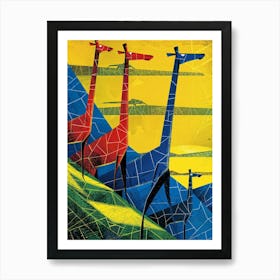 Giraffes 5 Art Print