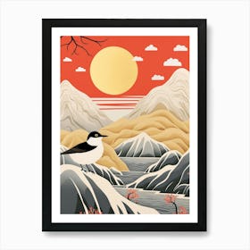 Bird Illustration Common Tern 3 Art Print