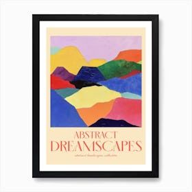 Abstract Dreamscapes Landscape Collection 66 Art Print