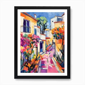 Limassol Cyprus 4 Fauvist Painting Art Print