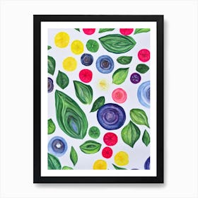 Spinach Marker vegetable Art Print