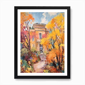 Autumn Gardens Painting Giardini Botanici Villa Taranto Italy 3 Art Print