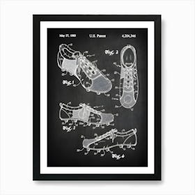 Soccer Gifts Soccer Decor Soccer Art Soccer Wall Art Soccer Wall Decor Soccer Poster Soccer Print Soccer Shoes Ss3461 Art Print