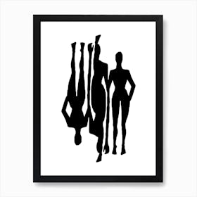 Silhouttes 6 Art Print