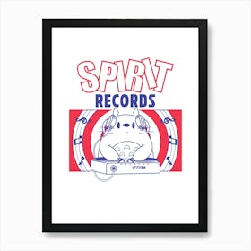 Spirit Records Art Print