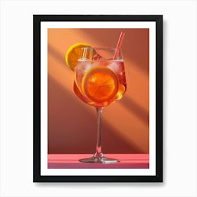 Cocktail In A Glass 3 Art Print