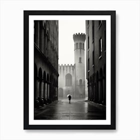 Ferrara, Italy,  Black And White Analogue Photography  4 Art Print