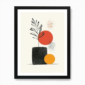 Abstract Plant Art Print