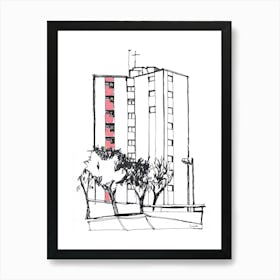 City Building Art Print