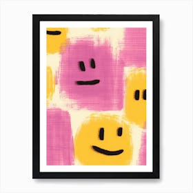 Happiness Abstract 3 Art Print