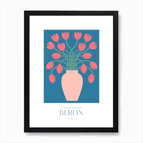 Berlin Flower Market Art Print Art Print