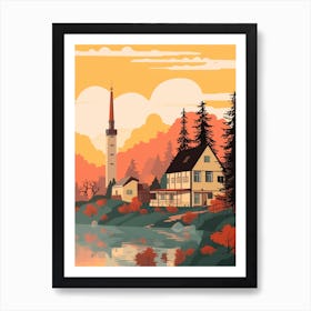 Germany 1 Travel Illustration Art Print