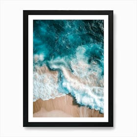 Beach - Beach Stock Videos & Royalty-Free Footage 15 Art Print