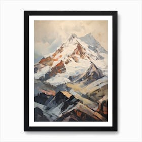 Monte Rosa Switzerland Italy 1 Mountain Painting Art Print