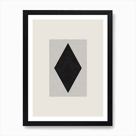 Abstract Diamond One Art Print