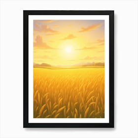 Golden Wheatfield Art Print