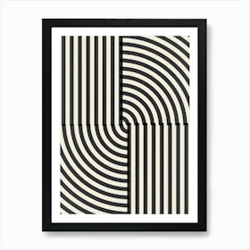 Lines in harmony 3 Art Print