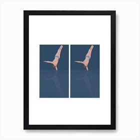 Dive right in! Art Print