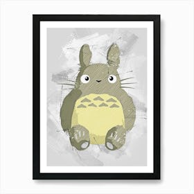 Ghibli Totoro Art Print