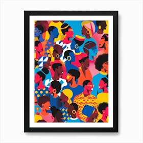 Portrait Of African Americans 1 Art Print