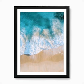 Aerial View Of A Beach 147 Art Print