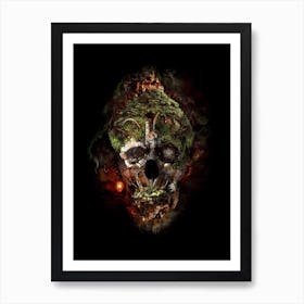 Skull Castle 3 Art Print