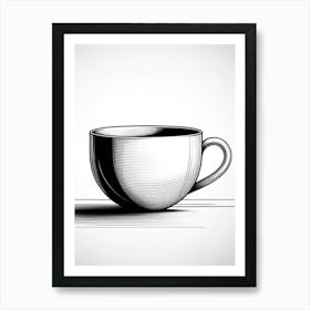 Coffee Cup Vector Illustration Art Print