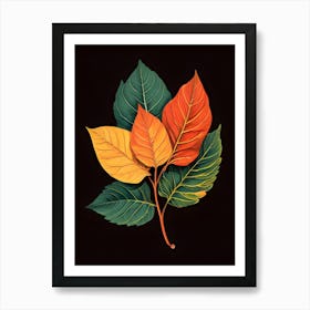 Autumn Leaves 12 Art Print