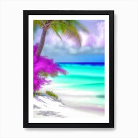Barbados Soft Colours Tropical Destination Art Print